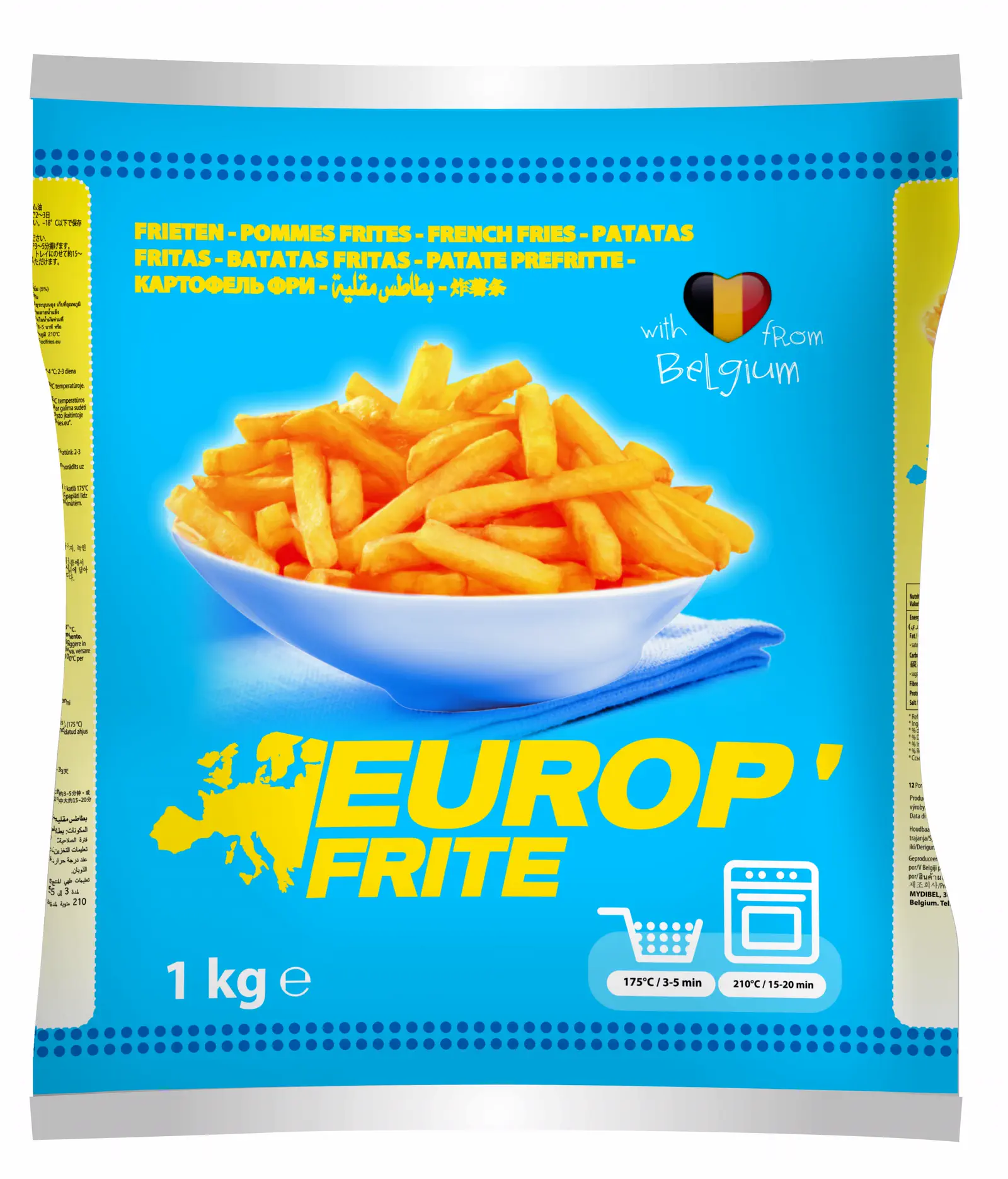 Mydibel, Pomfrit Europe, 1 kg